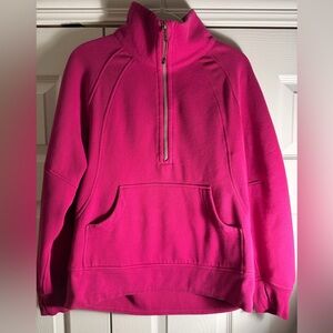 Lululemon Scuba Oversized Funnel Neck in Sonic Pink Size XS/S